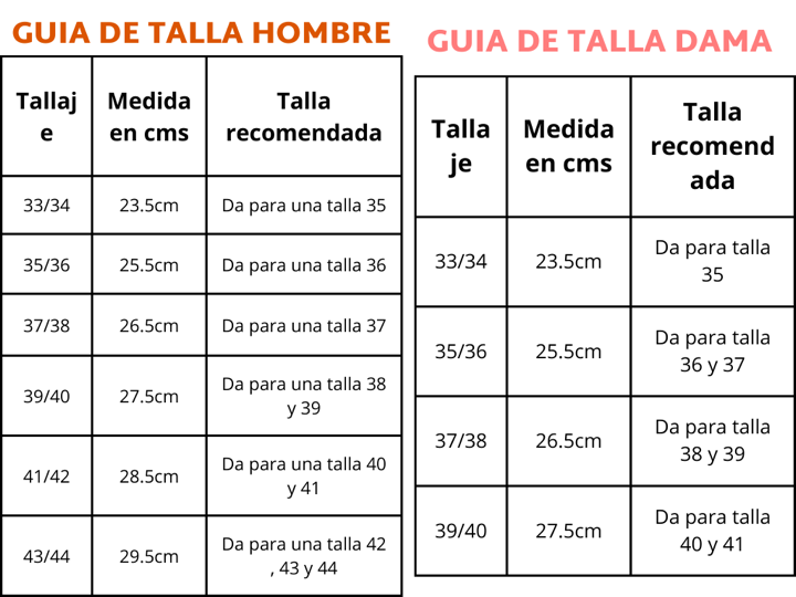 Sandalia hombre y dama